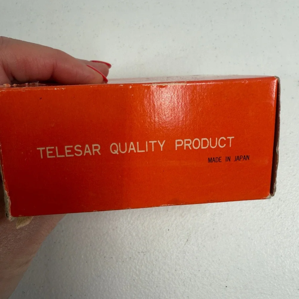 Telesar 62mm Trick Photo Filter 6 Section Coated Glass Vintage Japan Case Box